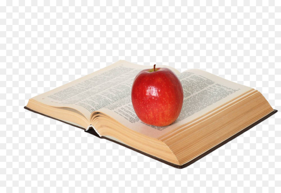 Livre Et Apple，En Lisant PNG