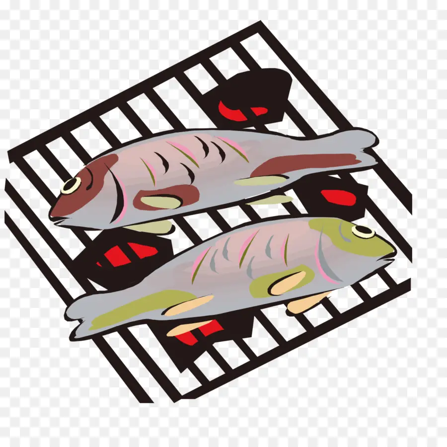 Poisson Grillé，Barbecue PNG