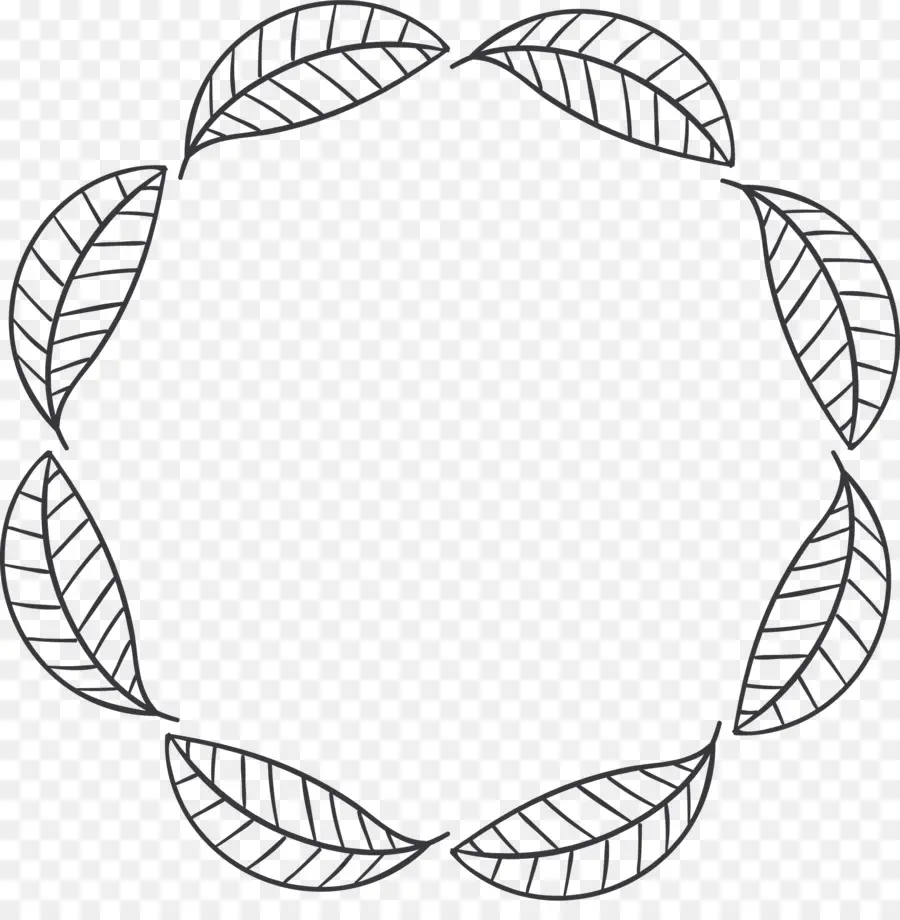 Cercle De Feuilles，Feuilles PNG