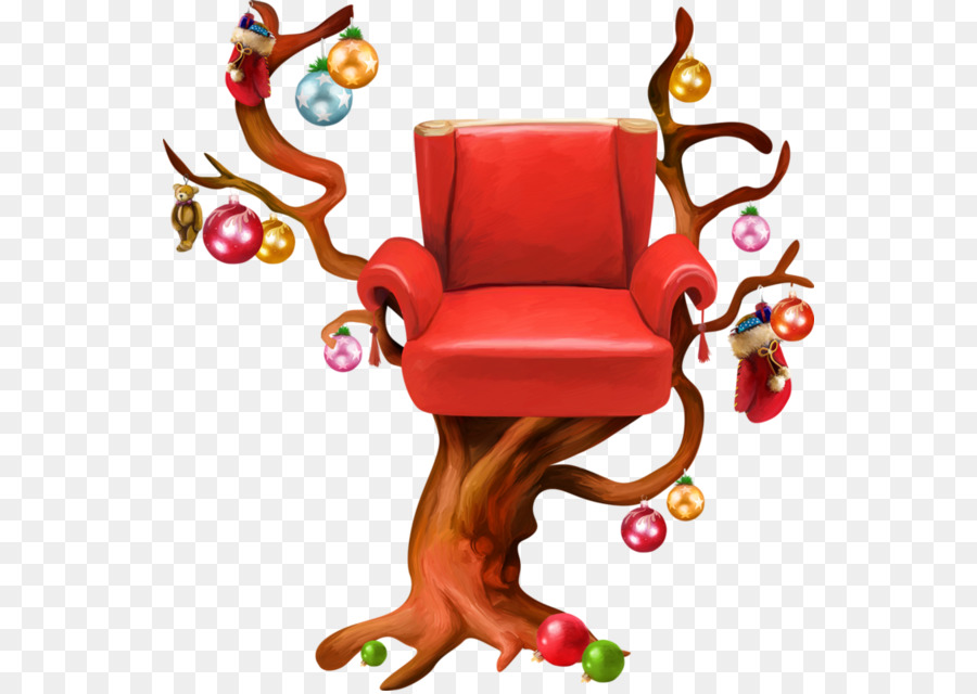 Chaise Rouge，Arbre PNG