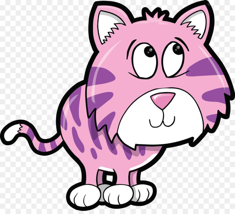 Chat Rose，Dessin Animé PNG