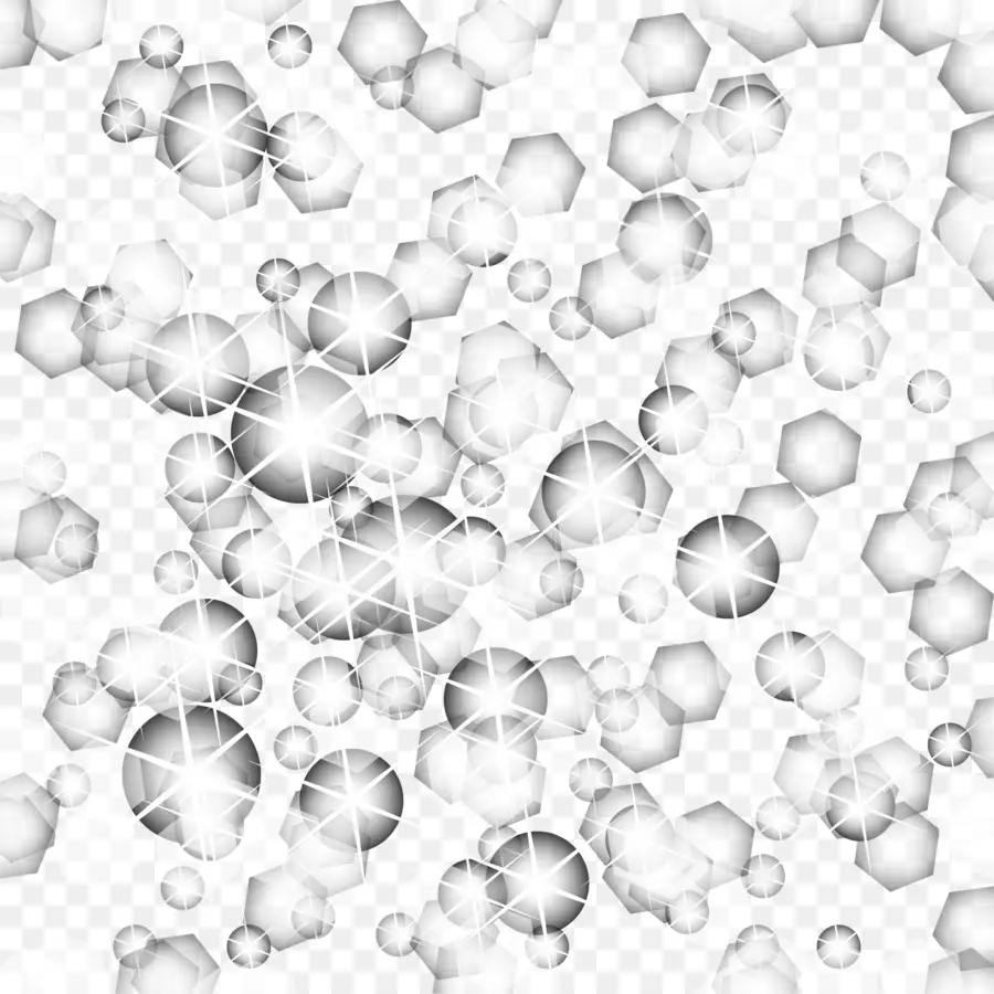 Formes Hexagonales，Abstrait PNG