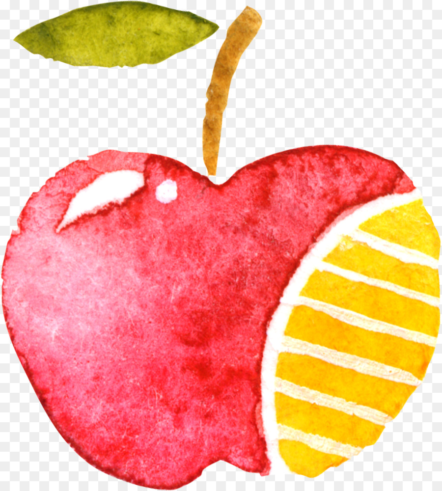 Pomme Aquarelle，Aquarelle PNG