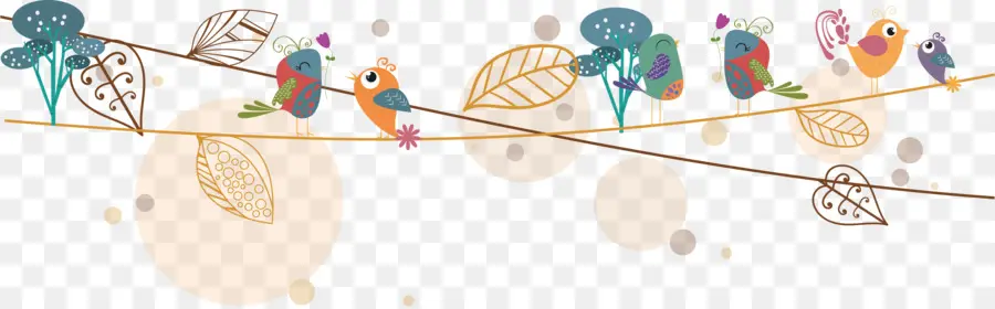 Oiseaux Sur Branche，Bifurquer PNG