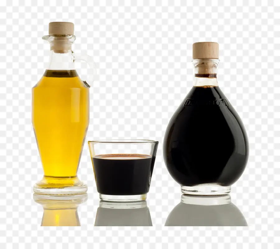 Bouteilles D'huile Et De Vinaigre，Verre PNG