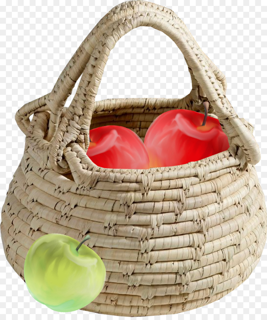 Panier De Pommes，Panier PNG