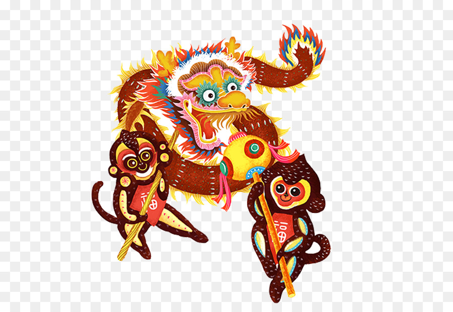 Nouvel An Chinois，Singe PNG