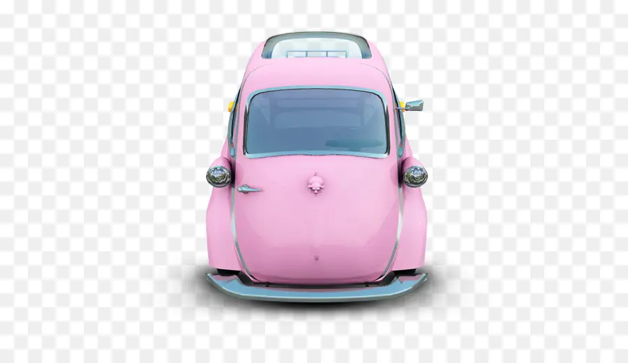 Voiture Rose，Mignon PNG