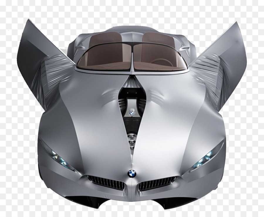 Voiture Futuriste，Argent PNG