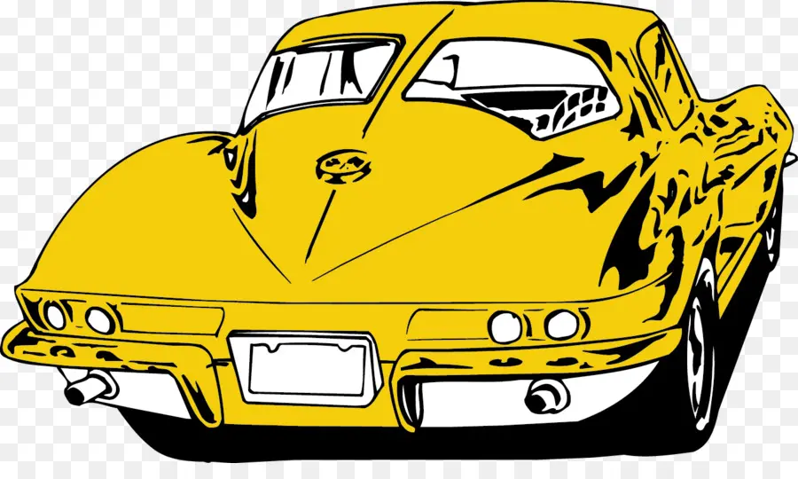 Voiture De Sport Jaune，Rapide PNG