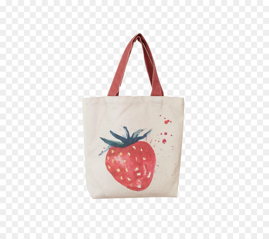 Sac Fourre Tout Aux Fraises，Toile PNG