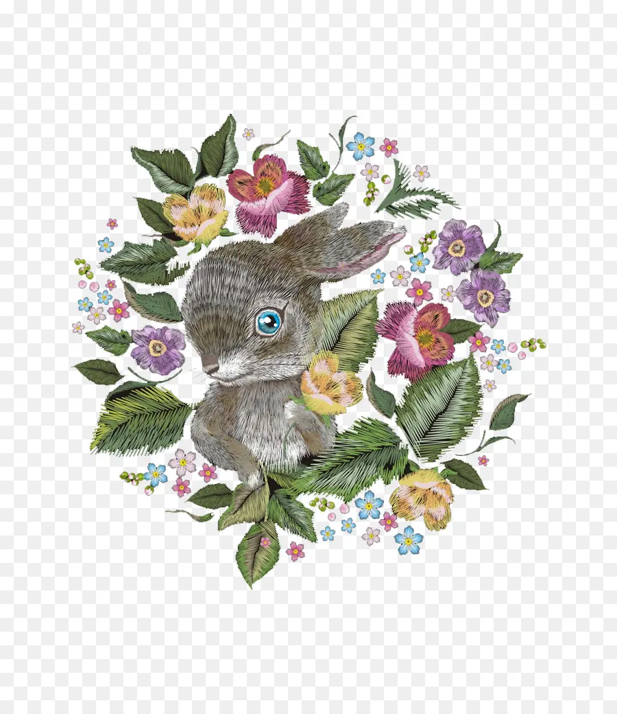 Lapin Mignon，Fleurs PNG