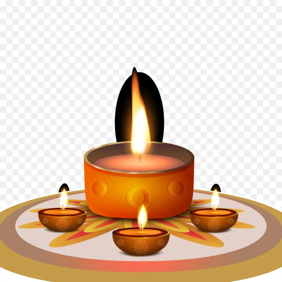 Diwali，Bougie PNG