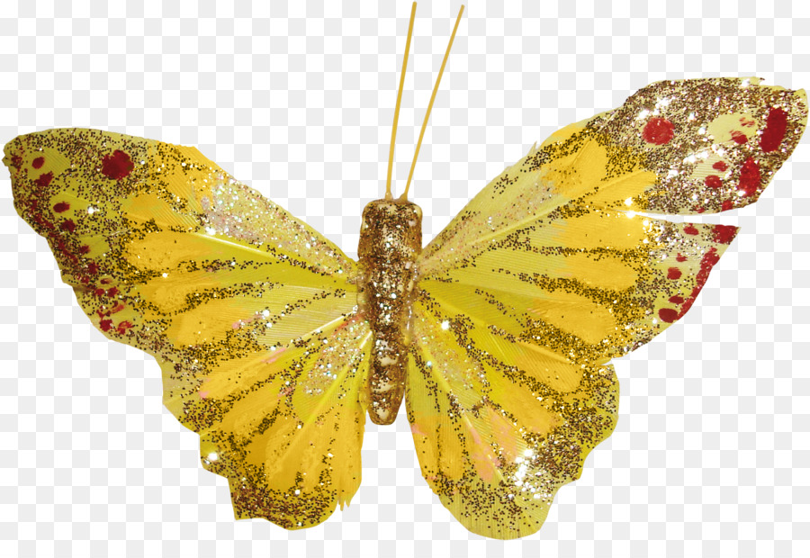 Papillon Jaune，Insecte PNG