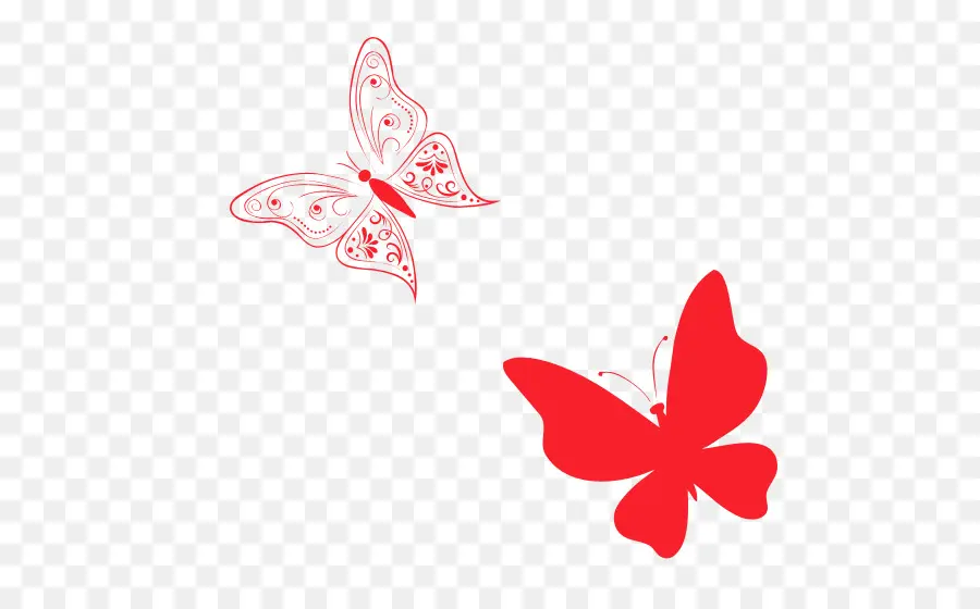 Papillon Rouge，Papillon PNG