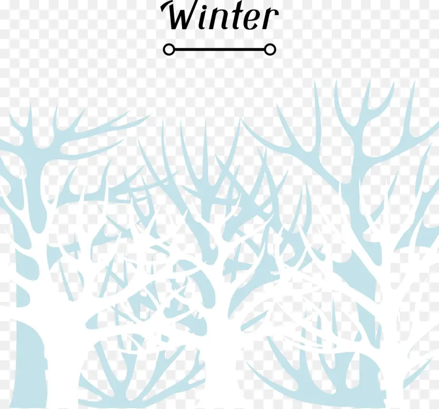 Arbres，Hiver PNG