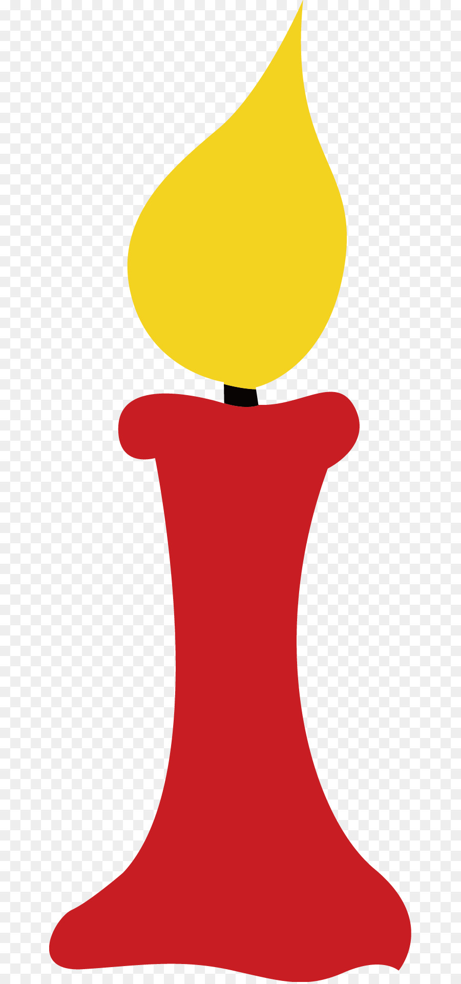 Bougie Rouge，Flamme PNG