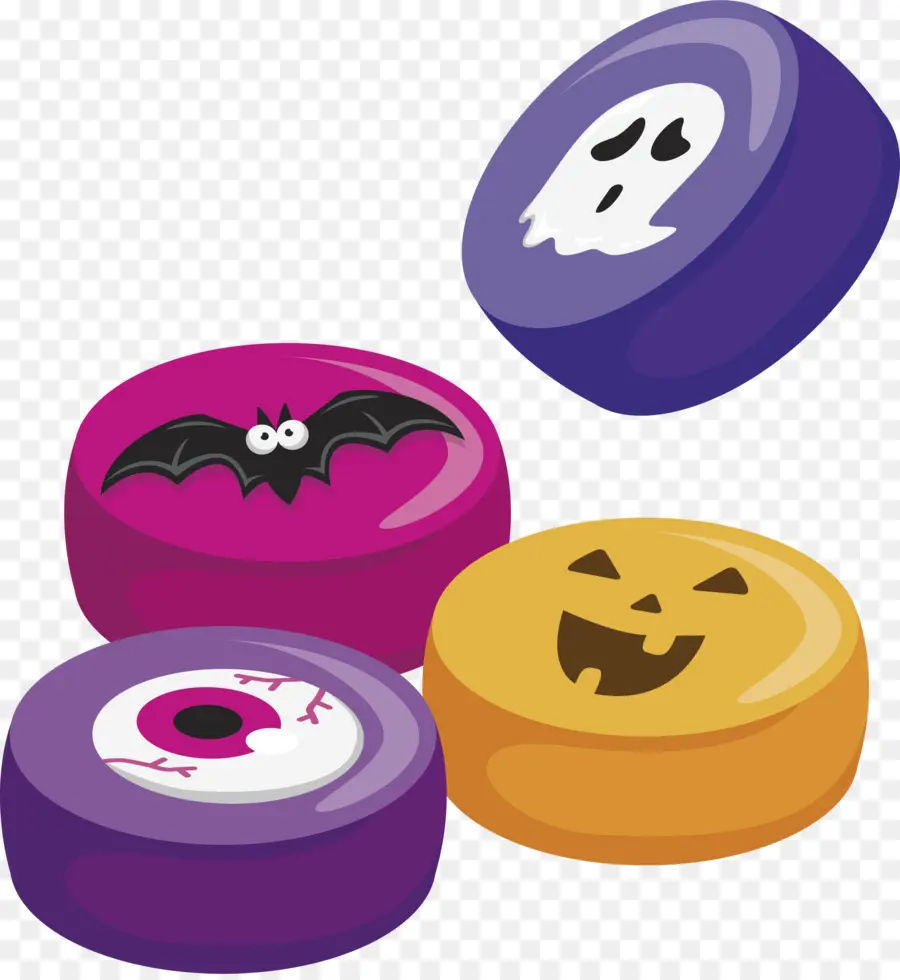 Bonbons D'halloween，Batte PNG