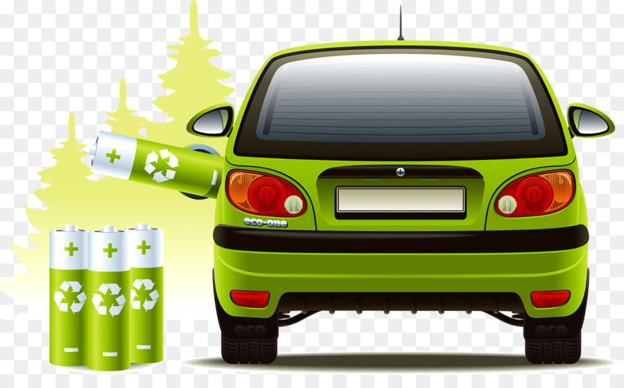 Voiture Verte，Piles PNG