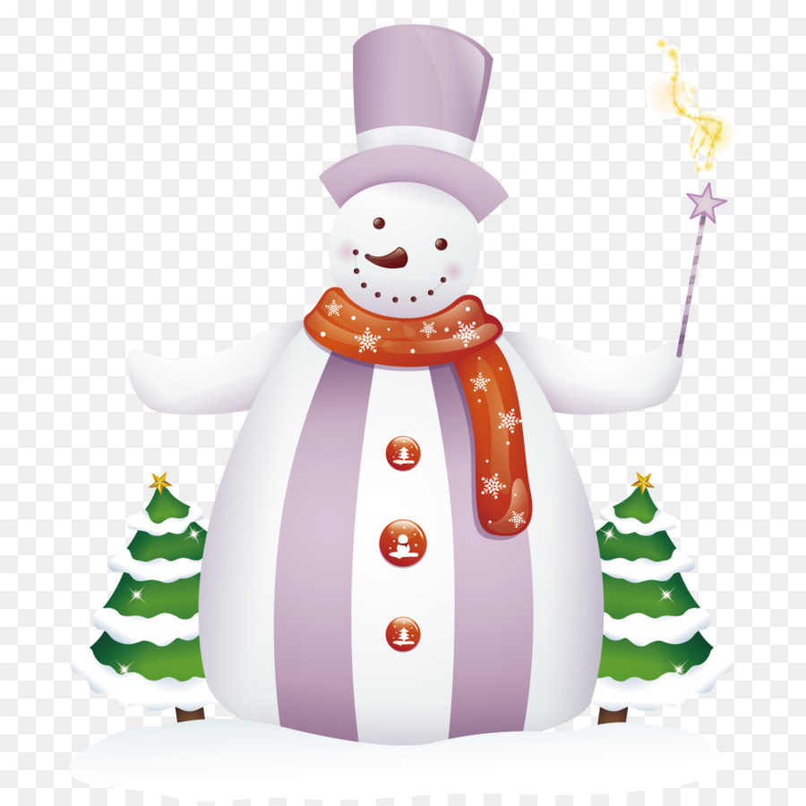 Bonhomme De Neige，Foulard PNG