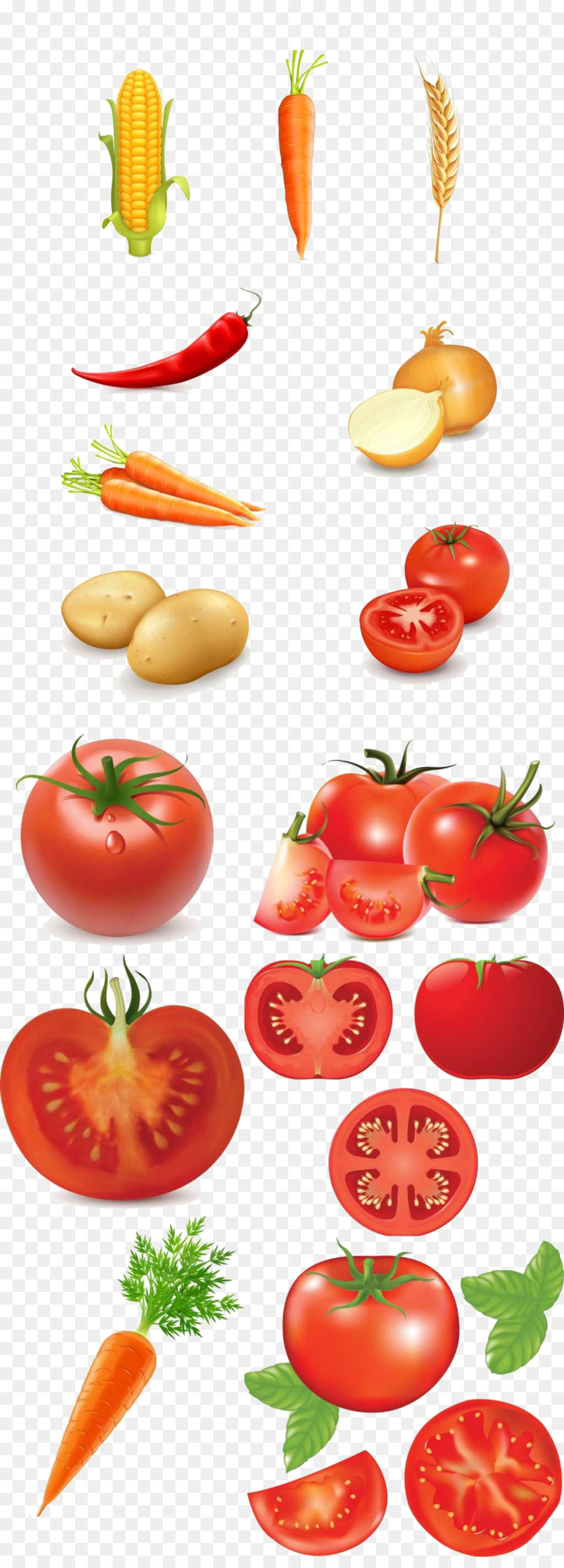 Tomate Cerise，Stirfried Tomate Et œufs Brouillés PNG