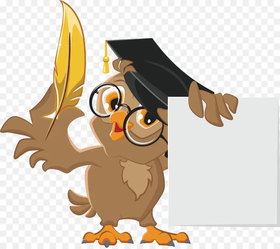 Hibou Avec Casquette De Graduation，éducation PNG