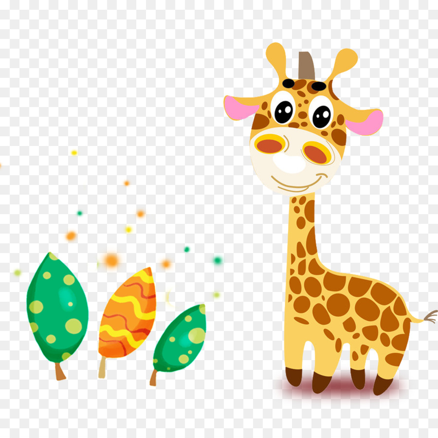 Girafe De Dessin Animé，Mignon PNG