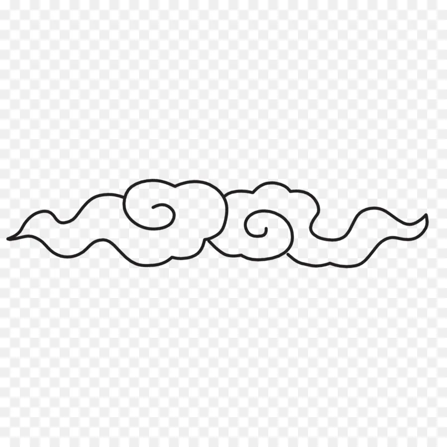 Nuage De Contour，Ciel PNG