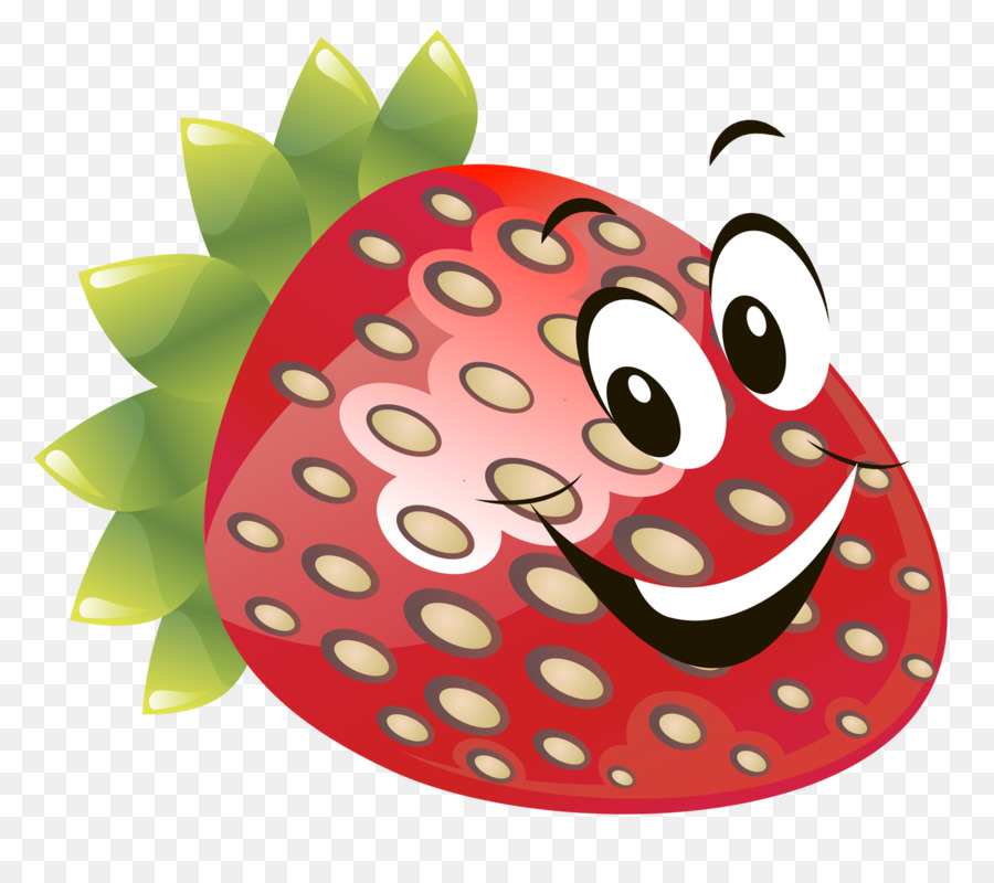 Caricature De Fraise，Fruit PNG