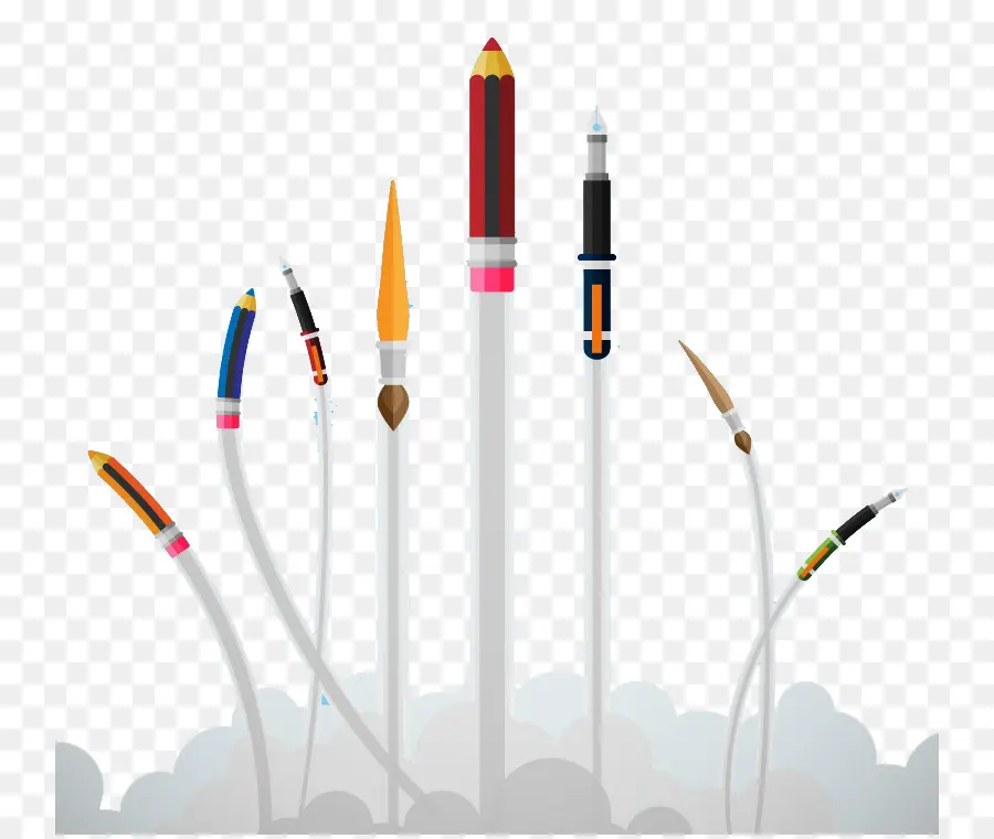 Outils D'écriture，Crayons PNG