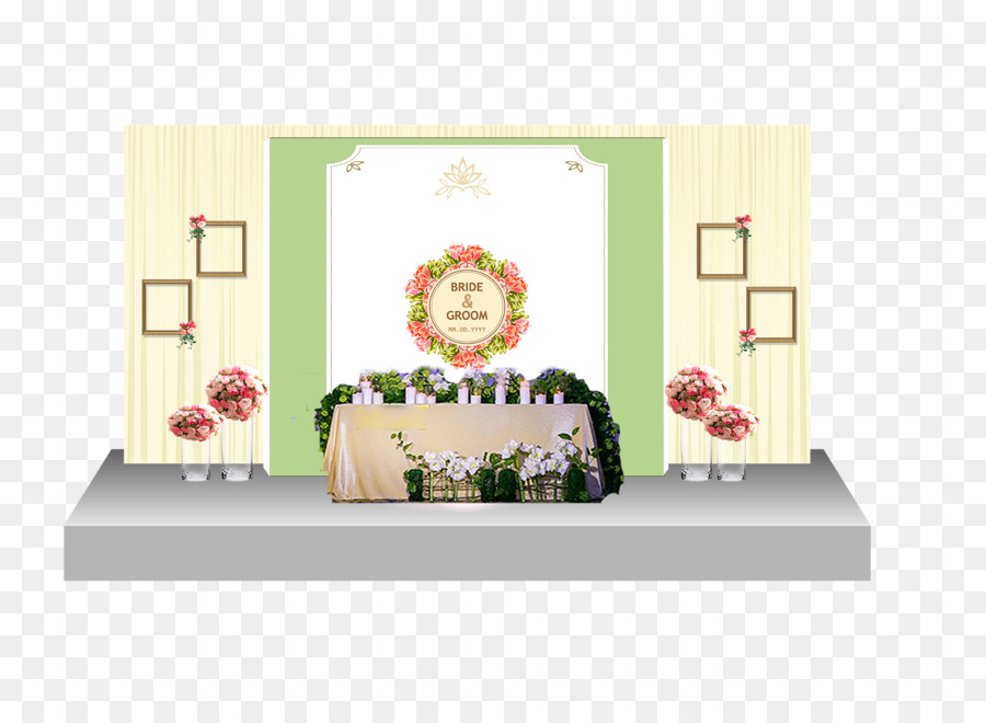 Scène De Mariage，Décoration PNG