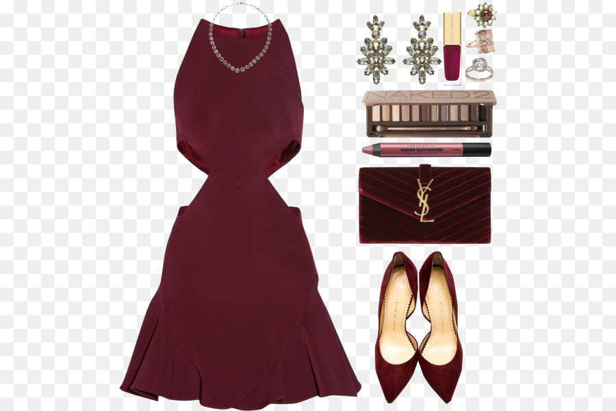 Robe Bordeaux，Accessoires PNG