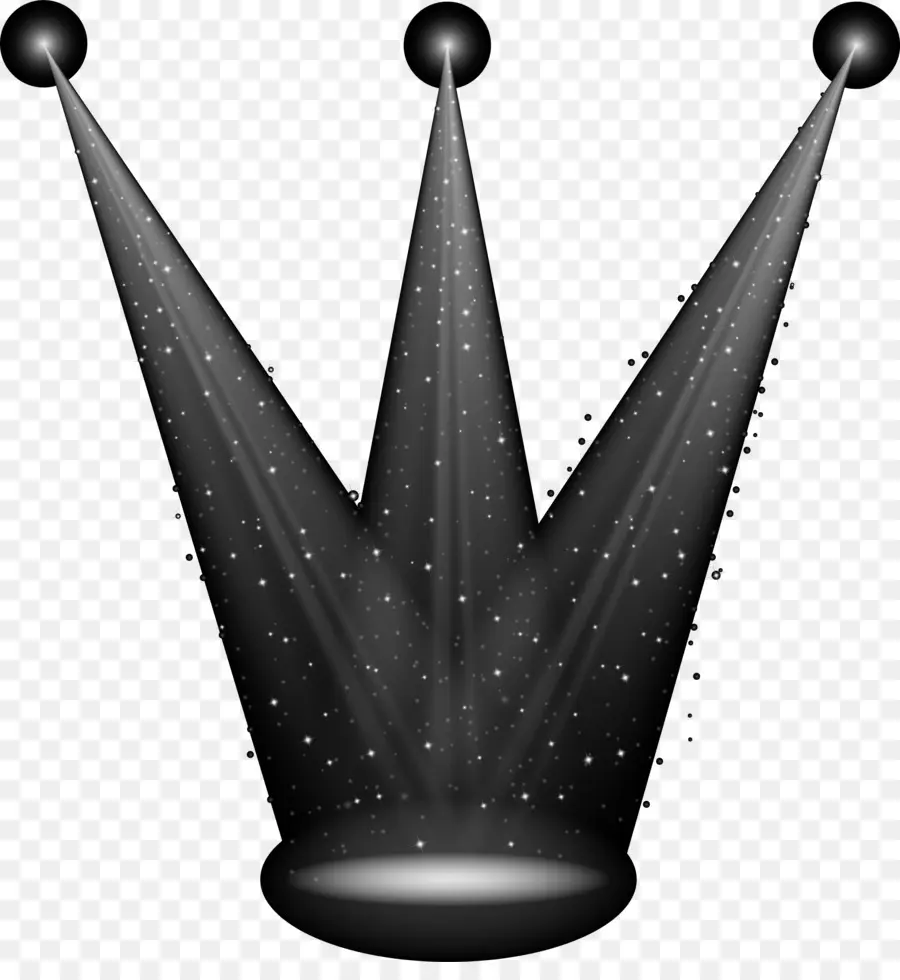 Couronne，Noir PNG