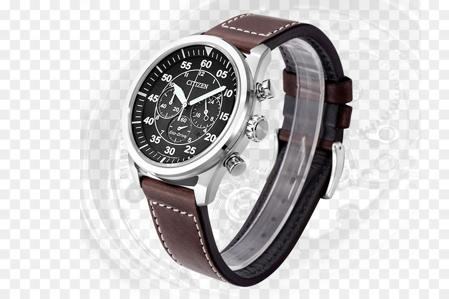 Montre Avec Bracelet En Cuir，Montre PNG