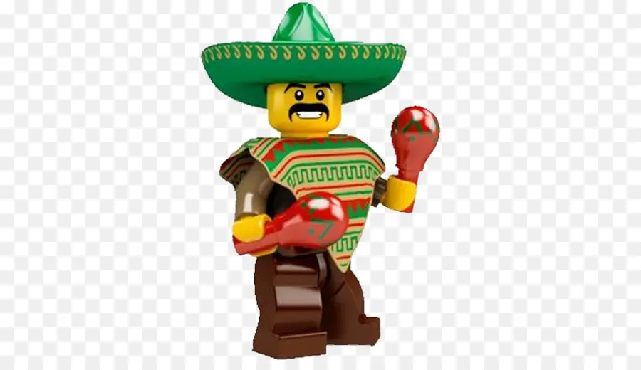 Figurine Légo，Sombrero PNG