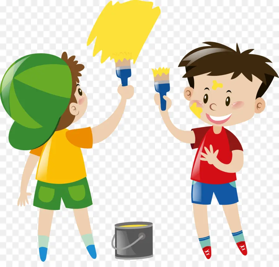 Peinture D'enfants，Peinture PNG