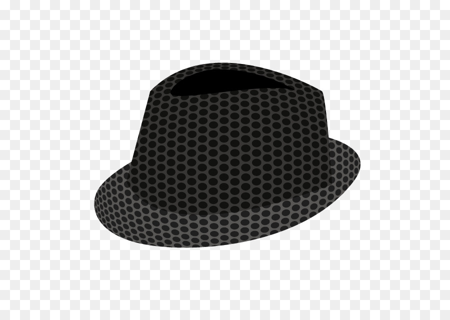 Chapeau Fedora Noir，Pois PNG