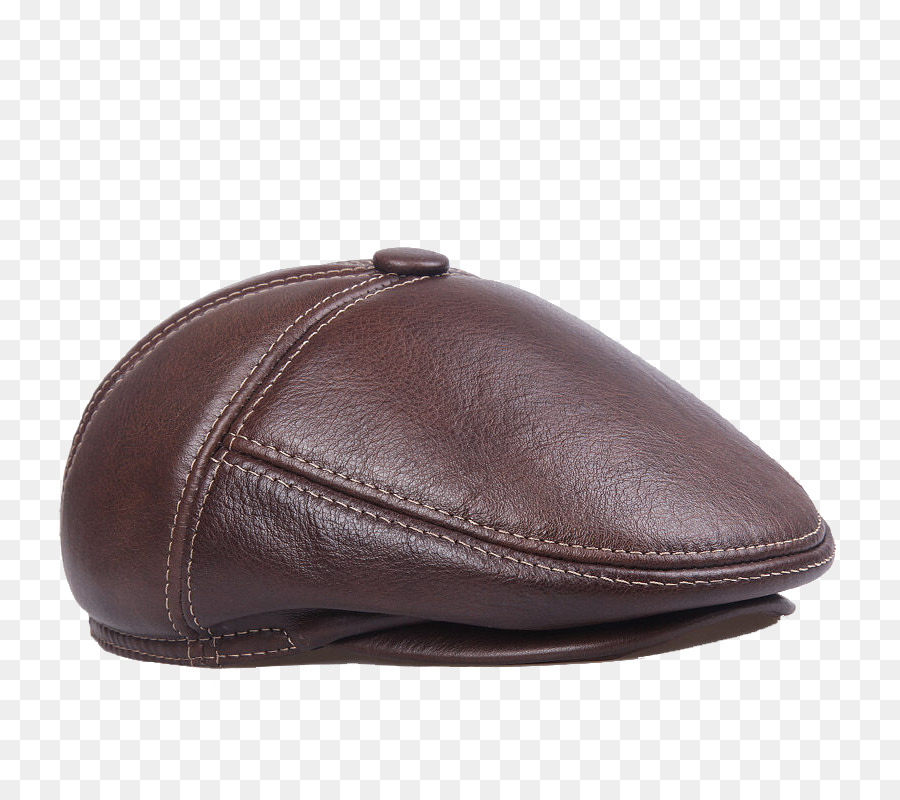 Casquette En Cuir Marron，Chapeau PNG