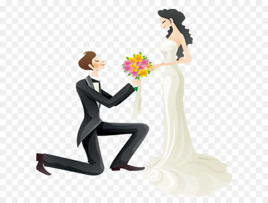 Couples De Mariage，Mariée PNG