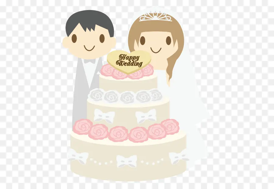 Illustration De Gâteau De Mariage，Mariage PNG