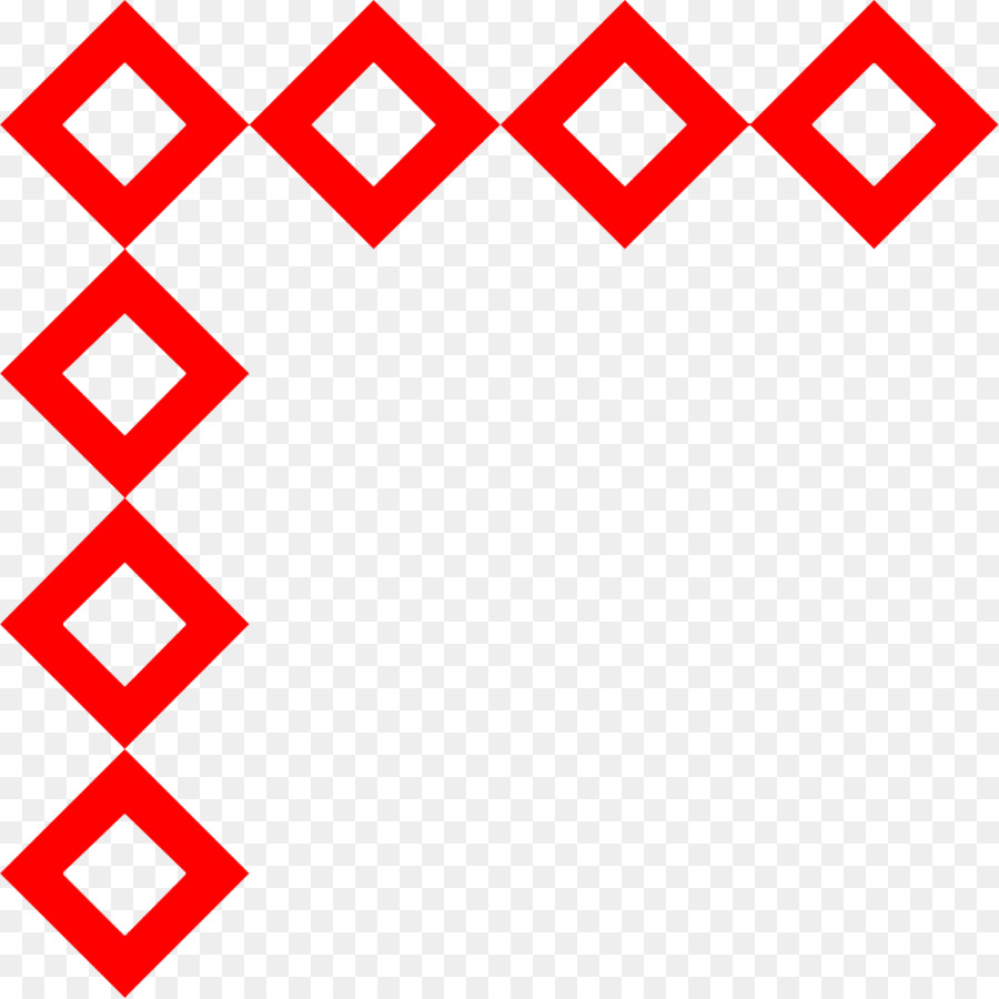 Motif Diamant Rouge，Géométrique PNG