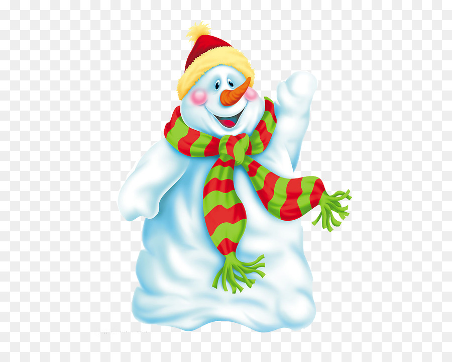 Bonhomme De Neige Avec écharpe，Hiver PNG