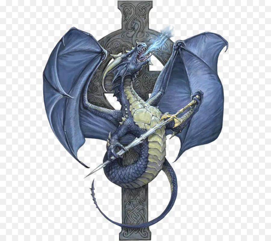 Dragon Bleu，Mythique PNG