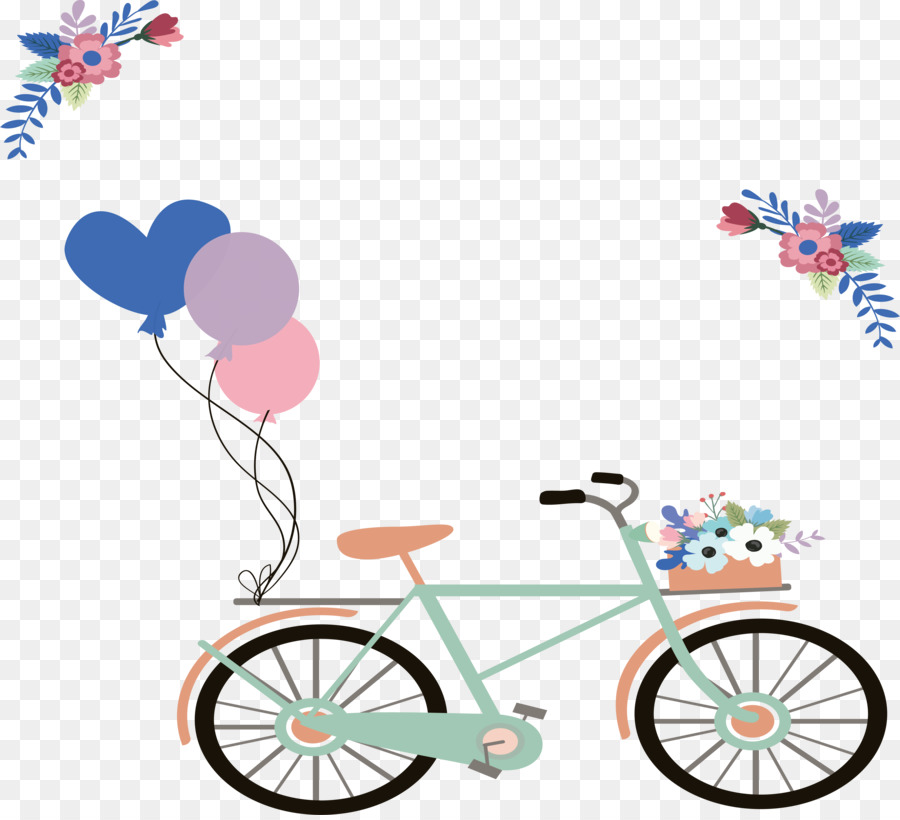 Vélo，Ballons PNG