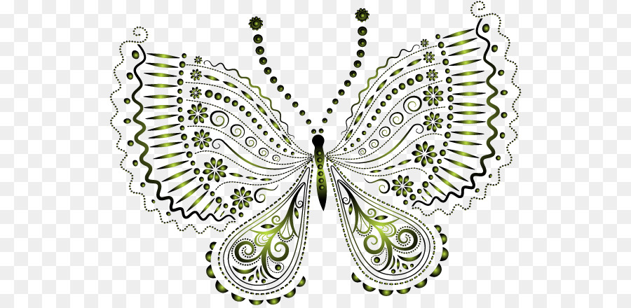 Papillon Vert，Insecte PNG