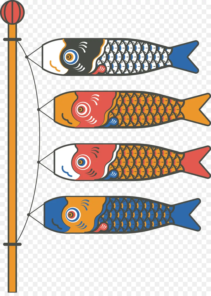 Cerfs Volants De Poisson，Koinobori PNG