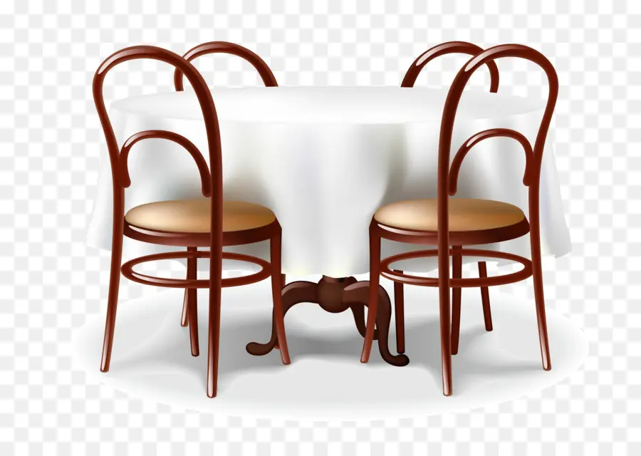 Table à Manger Avec Chaises，Tableau PNG