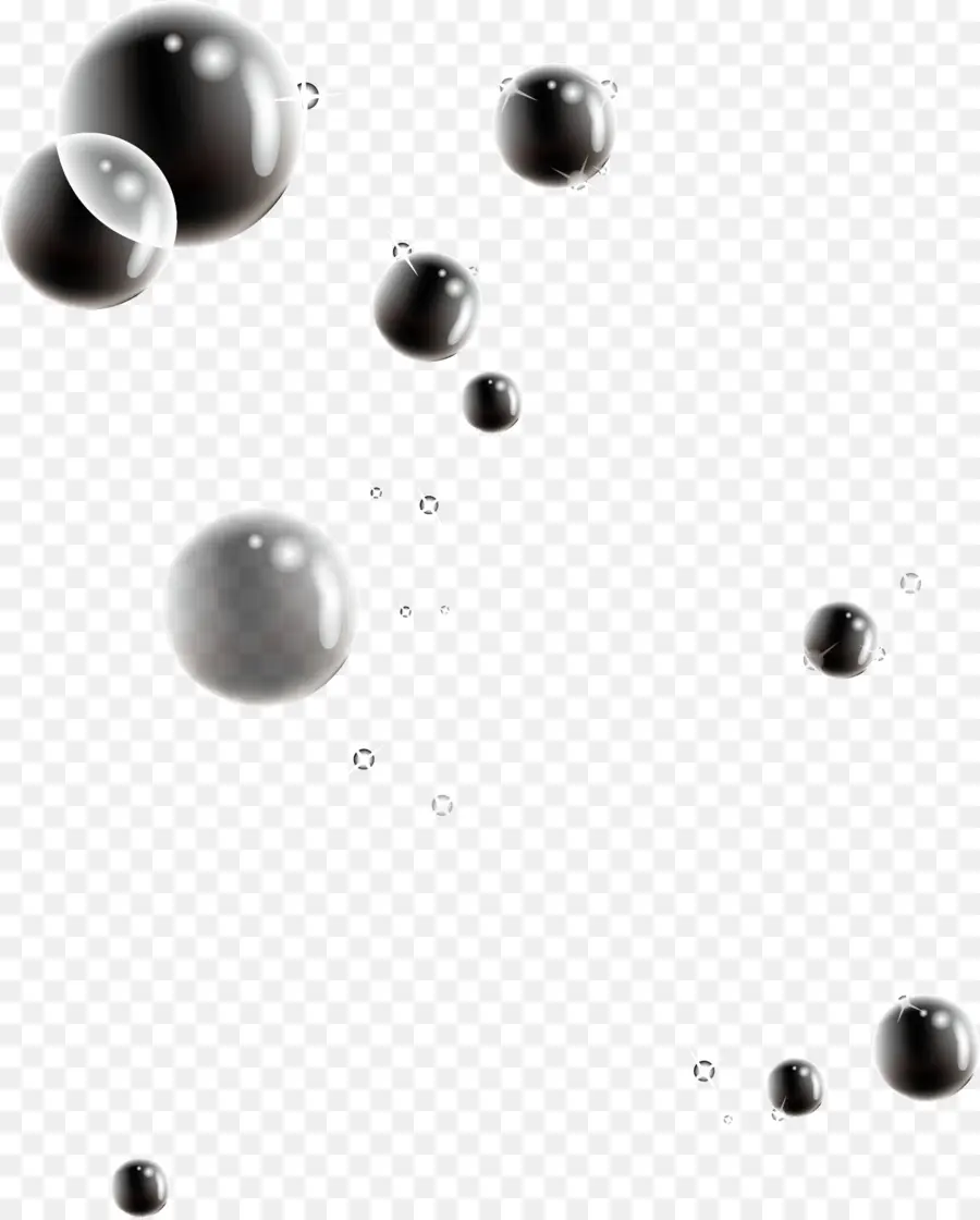 Gouttes D'encre Noire，Gouttes PNG