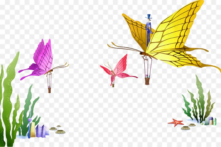 Papillons，Nature PNG