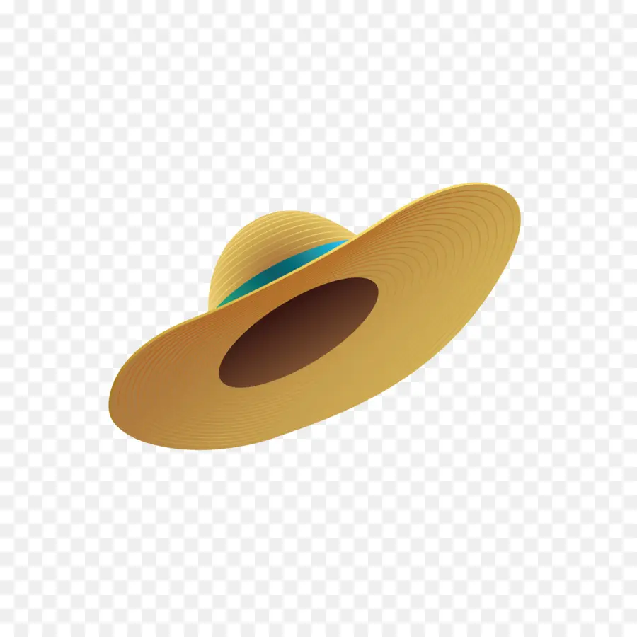 Chapeau De Paille，Large Bord PNG